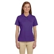 Ladies' 6 oz. Ringspun Cotton Pique Short-Sleeve Polo