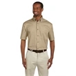 Men's Easy Blend™ Short-Sleeve Twill Shirt with Stain-Rel...