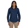 Ladies' 6.5 oz. Long-Sleeve Denim Shirt
