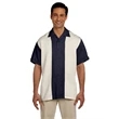 Men's Two-Tone Camp Shirt