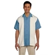 Men's Two-Tone Camp Shirt