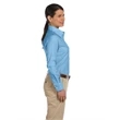 Ladies' Long-Sleeve Oxford with Stain-Release