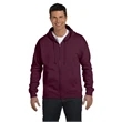 Adult 7.8 oz. EcoSmart® 50/50 Full-Zip Hooded Sweatshirt