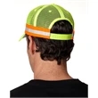 Trucker Reflector High-Visibility Constructed Cap