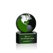 Marcana Globe Award - Green/Silver