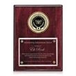Jansenn Plaque - Rosewood/Gold
