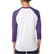 Unisex Triblend 3/4-Sleeve Raglan