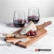 Swissmar® Paddle Board & 2 Germain Stemless Wine