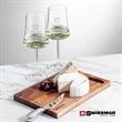 Swissmar® Acacia Board &  2 Dakota Wine