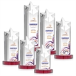Berkeley VividPrint™ Award on Condor Base - Red
