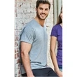 M & O® Knits Men's Blend V-Neck Tee