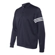 Adidas 3-Stripes French Terry Quarter-Zip Pullover