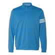 Adidas 3-Stripes French Terry Quarter-Zip Pullover