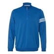 Adidas 3-Stripes French Terry Quarter-Zip Pullover