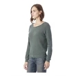 Alternative Slouchy Washed Slub Pullover Sweatshirt