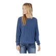 Alternative Slouchy Washed Slub Pullover Sweatshirt