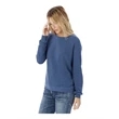 Alternative Slouchy Washed Slub Pullover Sweatshirt