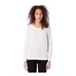 Alternative Slouchy Washed Slub Pullover Sweatshirt