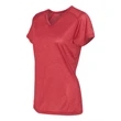 Badger Women's Pro Heather V-Neck T-Shirt