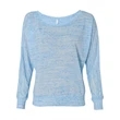 BELLA + CANVAS Women's Flowy Off Shoulder Long Sleeve Tee