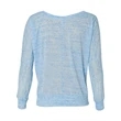 BELLA + CANVAS Women's Flowy Off Shoulder Long Sleeve Tee
