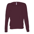 BELLA + CANVAS Women's Flowy Off Shoulder Long Sleeve Tee