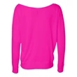 BELLA + CANVAS Women's Flowy Off Shoulder Long Sleeve Tee