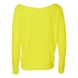 BELLA + CANVAS Women's Flowy Off Shoulder Long Sleeve Tee