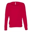 BELLA + CANVAS Women's Flowy Off Shoulder Long Sleeve Tee