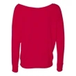 BELLA + CANVAS Women's Flowy Off Shoulder Long Sleeve Tee