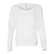 BELLA + CANVAS Women's Flowy Off Shoulder Long Sleeve Tee