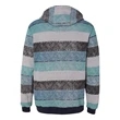 Burnside Printed Stripes Fleece Sweatshirt