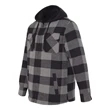 Burnside Quilted Flannel Full-Zip Hooded Jacket