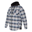 Burnside Quilted Flannel Full-Zip Hooded Jacket