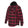 Burnside Quilted Flannel Full-Zip Hooded Jacket