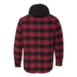 Burnside Quilted Flannel Full-Zip Hooded Jacket