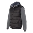 Burnside Nylon Vest with Fleece Sleeves