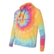 Dyenomite Tie-Dyed Hooded Pullover T-Shirt