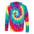 Dyenomite Tie-Dyed Hooded Pullover T-Shirt