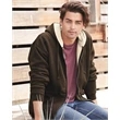 Independent Trading Co. Sherpa-Lined Full-Zip Hooded Swea...