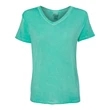 J. America Women's Oasis Wash V-Neck T-Shirt