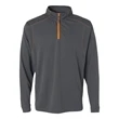 J. America Shadow Mesh Quarter-Zip Pullover