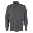 J. America Shadow Mesh Quarter-Zip Pullover