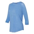 J. America Women's Oasis Wash Three-Quarter Sleeve T-Shirt