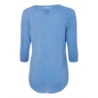 J. America Women's Oasis Wash Three-Quarter Sleeve T-Shirt