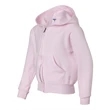 JERZEES NuBlend® Youth Full-Zip Hooded Sweatshirt