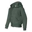 JERZEES NuBlend® Youth Full-Zip Hooded Sweatshirt