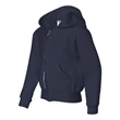 JERZEES NuBlend® Youth Full-Zip Hooded Sweatshirt