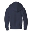 JERZEES NuBlend® Youth Full-Zip Hooded Sweatshirt