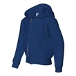 JERZEES NuBlend® Youth Full-Zip Hooded Sweatshirt